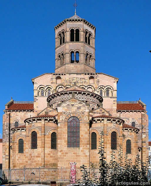 Gu&iacute;a de la iglesia de la Abad&iacute;a de Issoire, Francia