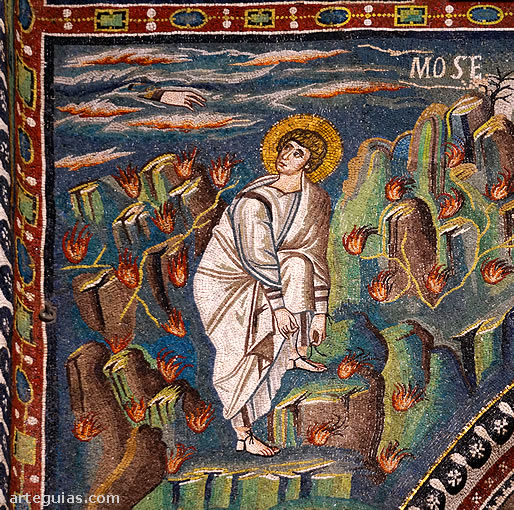 Moises ante la zarza ardiente