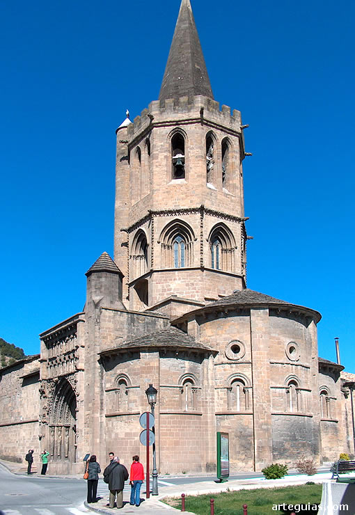 Iglesia de Santa Mar&iacute;a la Real de Sang&uuml;esa, Navarra