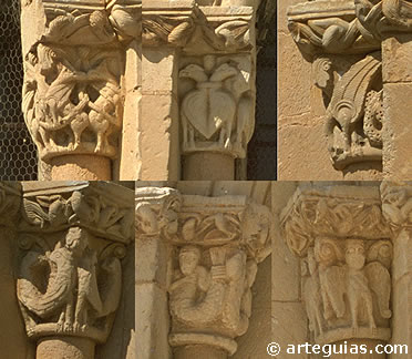 Capiteles de la iglesia de Cerezo de Arriba