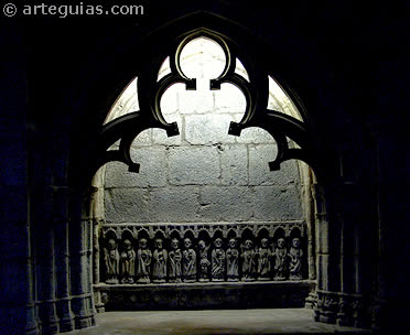 Bonito detalle interior de la iglesia de Deba