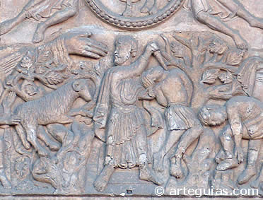 Sacrificio de Isaac. San Isidoro de León