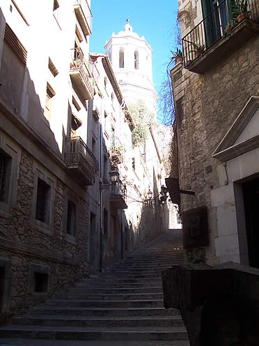 Girona, una de las calles de su juder&iacute;a