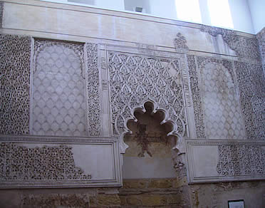 Interior de la sinagoga de C&oacute;rdoba, una de las ciudades donde la presencia  de jud&iacute;os fue destacada