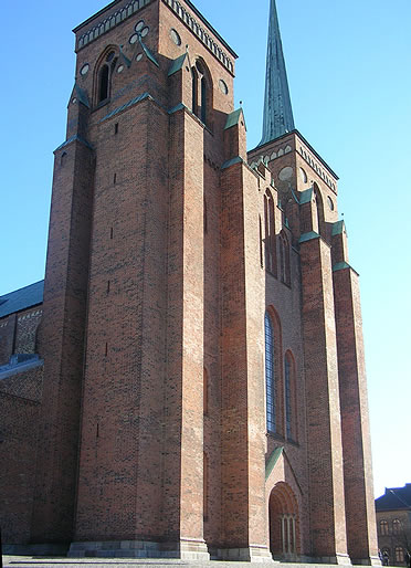 Catedral de Roskilde. Hastial occidental