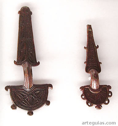 Fibulas de arco visigodas