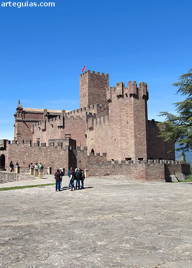 Castillo de Javier, Navarra, desde el sureste