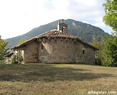 Ermita de Nuestra Se&ntilde;ora de Elizmendi. Kontrasta