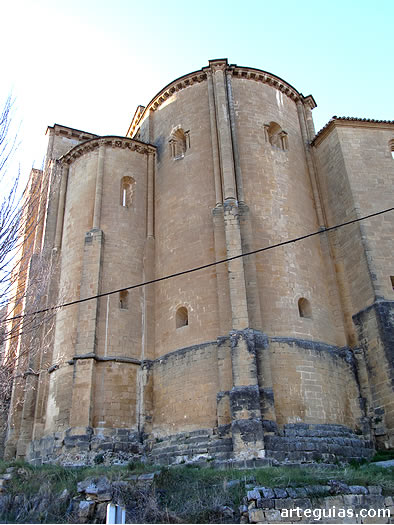 Iglesia de San Salvador de Murillo de G&aacute;llego: magn&iacute;fica cabecera con cripta