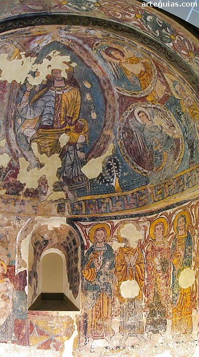 Pinturas de Ruesta, en el Museo Diocesano de Jaca