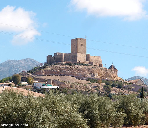 Guía de Alcaudete, Jaén. EN la imagen el castillo