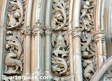 Detalle de las arquivoltas