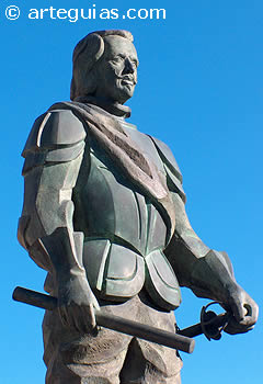 Estatua de felipe IV en Navalcarnero