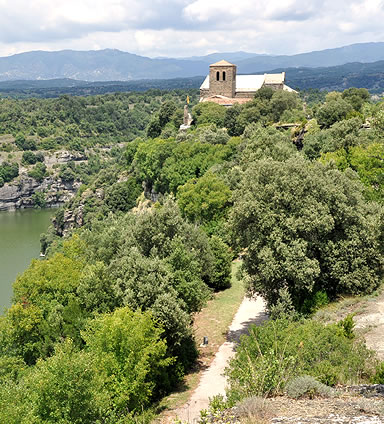 Pisaje que rodeal el monasterio