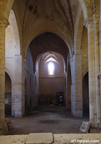 Interior de la iglesia del monasterio