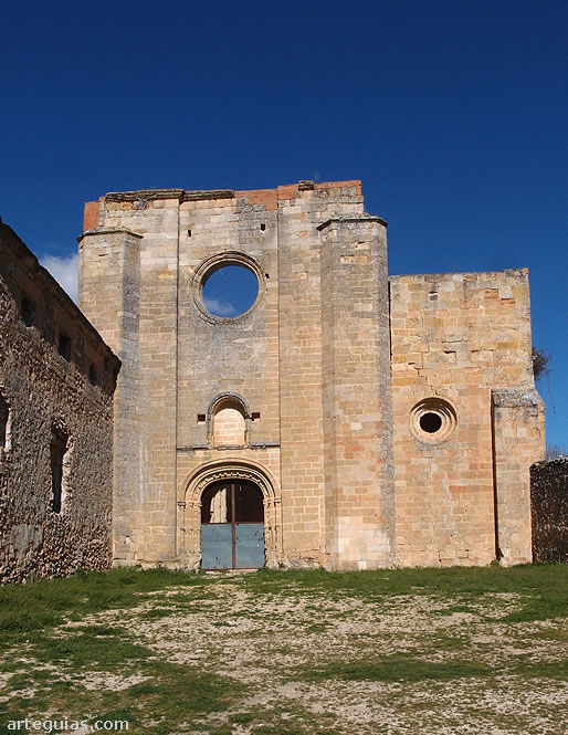 Monasterio de Santa Mar&iacute;a de Monsalud: fachada  oeste