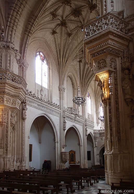 Interior de la iglesia de este monasterio toledano