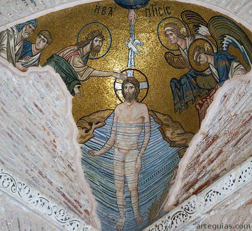 Moaico del Baustismo de Jes&uacute;s