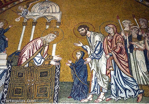 Presentaci&oacute;n de la Vireg en el Templo