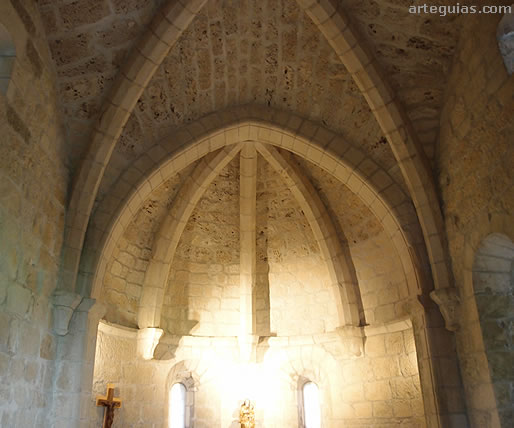 Bóveda con nervios de la Capilla de San Adrián