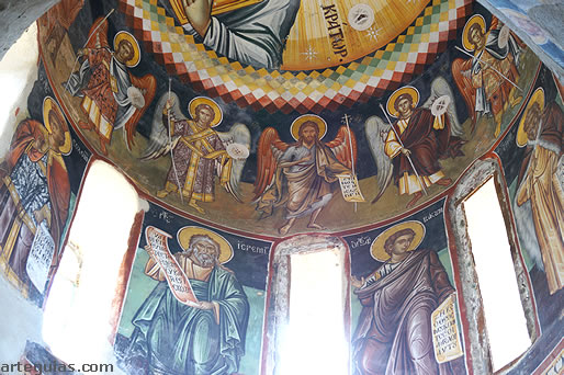 Frescos del interior del cimborrio