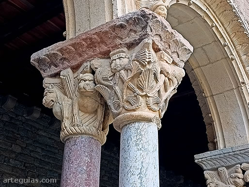 Capiteles rom&aacute;nicos del siglo XII