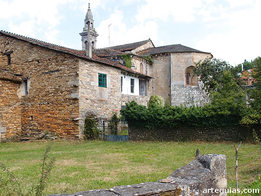 Entorno actual del Monasterio de Santa Mar&iacute;a de Ferreira de Pallares, Lugo