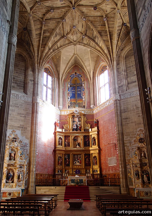 Monasterio de Nuestra Se&ntilde;ora de la Piedad de Casalarreina, La Rioja: interior de la cabecera