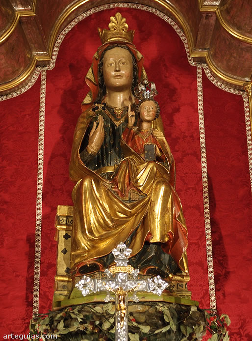 Imagen g&oacute;tica de la Virgen de la Barda