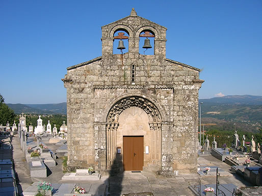 Fachada oeste de la iglesia