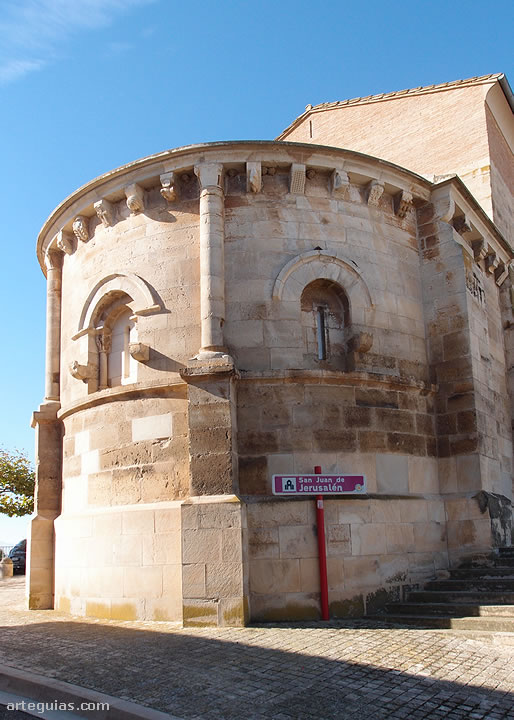Cabecera de la Iglesia de San Juan de Jerusalén de Cabanillas, Navarra