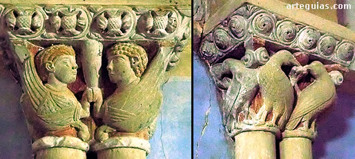 Capiteles de la iglesia baja