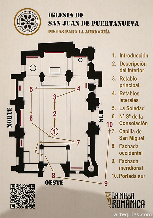 Plano de la iglesia de San Juan de Puerta Nueva, Zamora