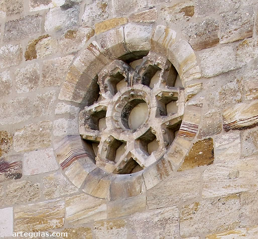 Roset&oacute;n de la fachada norte