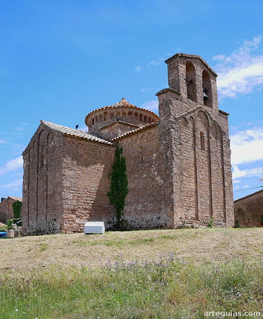 Iglesia de Sant Cugat del Racó desde el noroeste