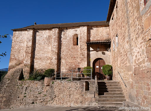 Muro meridional con contrafuertes