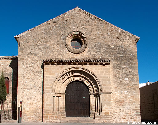 Iglesia de Santa Cruz, Baeza: fachada occidental