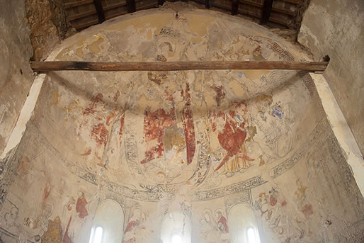 Pinturas murales del ábside central