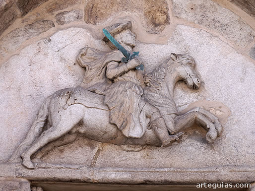 Santiago a caballo. Siglo XVI