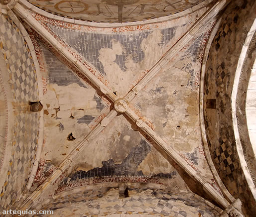 Bóveda del crucero de la iglesia de San Andrés de Tabliega
