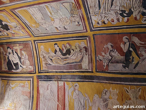 Pinturas de la iglesia de Santa Olalla de La Loma, Cantabria