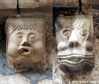 Canecillos de la galer&iacute;a