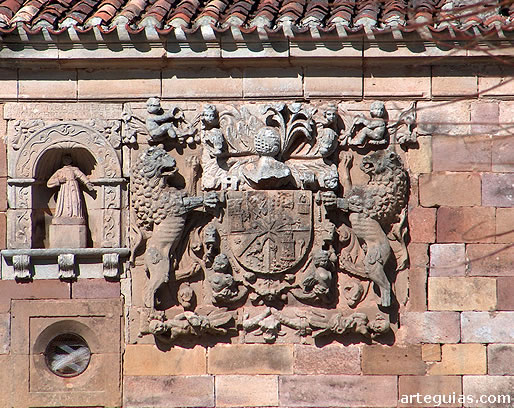 Escudo nobiliario del Palacio de la Corralada