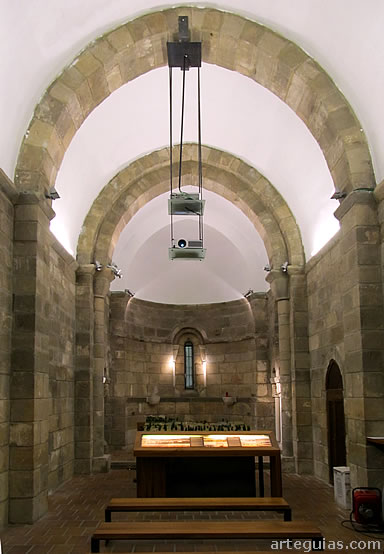 Aspecto del interior de la iglesia, perfectamente abovedada