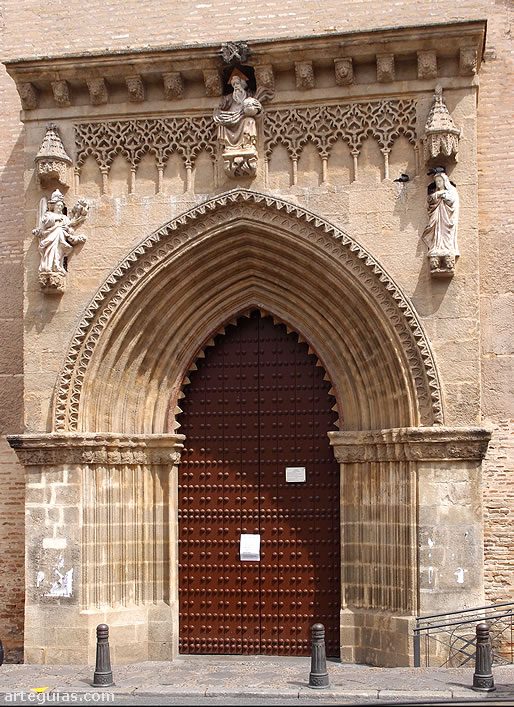 Puerta mud&eacute;jar sevillana