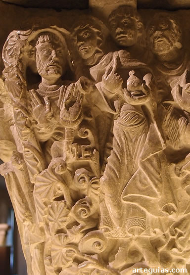 Mar&iacute;a Magdalena avisa a Pedro de que el sepulcro de Cristo est&aacute; vac&iacute;o