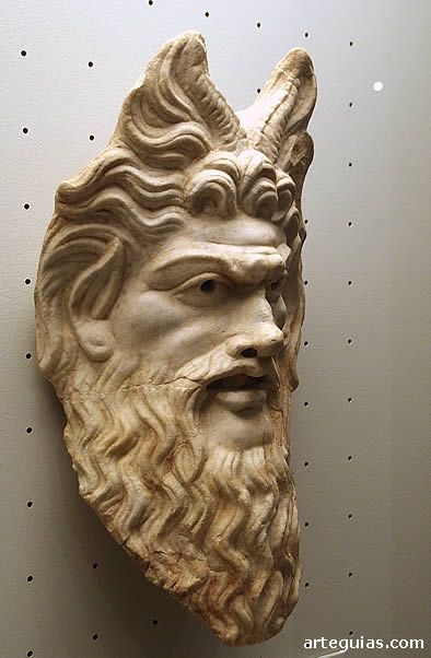 Escultura romana: dios Pan