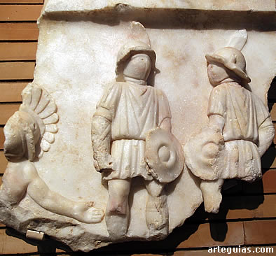 M&aacute;rmol con gladiadores