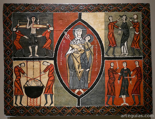 Famoso frontal de altar de Durro