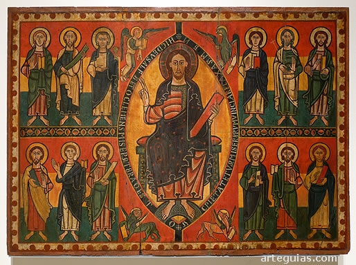 MNAC: frontal de altar rom&aacute;nico de Esquius